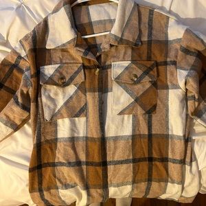 Plaid shacket